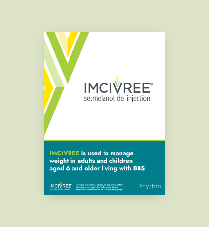 The front cover of a resource titled “BBS Core Brochure for Patients” in English available for download.